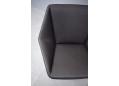 Rare easy chair with teak legs | New black leather - view 4