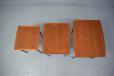 Vintage teak nest of 3 side tables | Mobelintarsia - view 7
