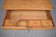 Solid elm timber chest of 4 drawers designed 1850s by Danish Cabinetmaker
