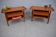 Rare pair of teak bedside table designed by Arne Vodder  - view 11