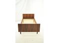 Danish midentury rosewood single bed by Sannemanns. SOLD