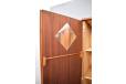 Small 2 door vintage teak wardrobe | Auning Mobelfabrik - view 6