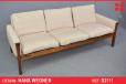 Hans Wegner 3 seater rosewood sofa | Model AP62 - view 1