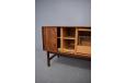 Vintage tambour door fronted Henry Rosengren Hansen design rosewood sideboard produced 1965 by Brande Mobelindustri