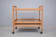 Fredericia Mobelfabrik hostess trolley with oak frame model 5370