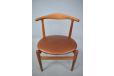 Set of 4 beech frame dining chairs designed in 1943 by Hans Wegner