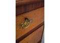 The drawers all feature a lock and brass handles, 1 key is supplied.