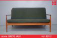 Vintage teak 2 seater FD128 sofa designed by Grete Jalk - view 1
