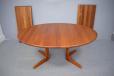 Extending vintage teak dining table produced by Gudme Mobelfabrik