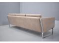 Model JH803 box framed 3 seat sofa produced by Johannes Hansen. 