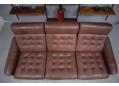 Thich ox leather upholstery covers all seating areas. Very hard wearing & thick leather