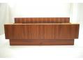 Danish design platform bed frame in rosewood