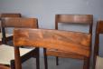 Grete jalk vintage roswood set of 8 dining chairs for sale