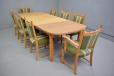 nyrup mobelfabrik production solid oak dining table for sale