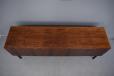 Long sideboard in vintage rosewood with sliding tambour doors - Rosengren Hansen design - view 4