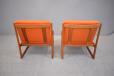 Hvidt & Molgaard midcentury teak easy chair (no arms) with original sprung cushions - view 8