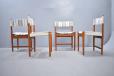 4 dining chairs in teak, Kurt Ostervig design for Sibast