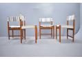 4 dining chairs in teak, Kurt Ostervig design for Sibast