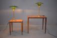 Poul Henningsen table lamp model PH3/2 in green & brass - view 2
