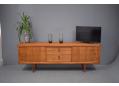 Henry W. Klein design teak sideboard by Bramin with sliding doors. SOLD