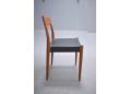 MK175 dining chair with original (defect) black vinyl upholstry
