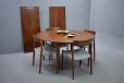 Model Pj 2-5 dining table in rosewood by GRETE JALK for P Jeppersen