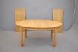 Danish Cabinetmaker made solid oak dining table, extending to seat up to 10 people