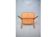 Model CH28 oak frame SAWBUCK armchair produced by Carl Hansen and Son