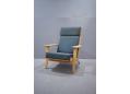 A comfortable high back armchair designed by Hans Wegner 1952