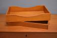 1960s teak organiser tray | Danish Mobelfabrik - view 2