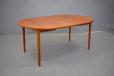 Round top dining table in teak by Treods, Sweden