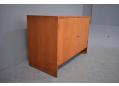 Model RY15 2 door cabinet in teak. Designed in 1949 by Hans Wegner.