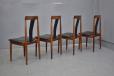 Rosewood frame dining chair by Hans Olsen, model 771.