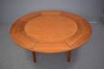 RAre Midcentury Flip FLap dining table in teak by Dyrlund Smith