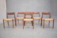 Niels Moller design set of 6 rosewood dining chairs model 77  - view 3