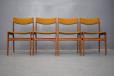 Vintage teak dining chairs for reupholstery by Anderstrup Mobelfabrik