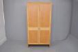 1970s design 2 door oak wardrobe produced by Danish Cabinetmaker