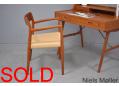 Niels Moller model 57 armchair | Teak & new papercord
