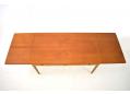 Stunning midcentury Danish desk with drop leaves. Hans Wegner design