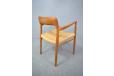 Niels Moller design armchair model 56 produced by J L Mollers Mobelfabrik