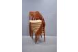 Set of 8 vintage teak dining chairs produced 1951 by J L Mollers Mobelfabrik | Model 71 design by Niels O Moller