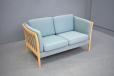 2 Seater beech frame sofa produced by Stouby
