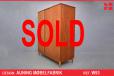 Small 2 door vintage teak wardrobe | Auning Mobelfabrik - view 1