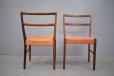 Vintage rosewood dining chairs, Johannes Andersen design