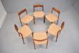 Niels Moller design set of 6 rosewood dining chairs model 77  - view 5