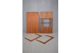 Midcentury teak dining table with 2 pull out leaves produced by Uldum Mobelfabrik