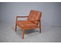 Proffessor Ole Wanscher designed armchair model FD119 in teak