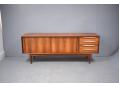 Bernhard Pedersen rosewood sideboard with 4 drawers and sliding doors. 