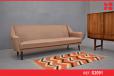 Vintage 3 seater sprung sofa produced by Danish Cabinetmaker - view 1
