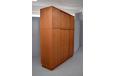 Large vintage 4-door wardrobe in teak - view 5